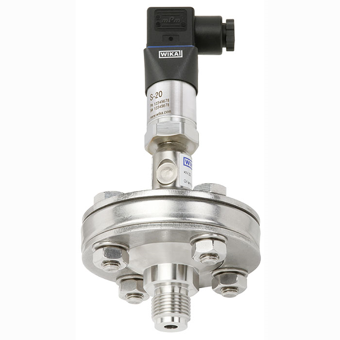 Model DSS10T High-quality pressure sensor with mounted diaphragm seal