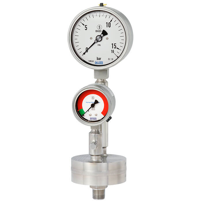 Diaphragm monitoring system with threaded connection Model DMS34